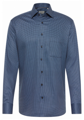 ETERNA Modern Fit 1054, Sötétkék Hosszú Ujjú Ing