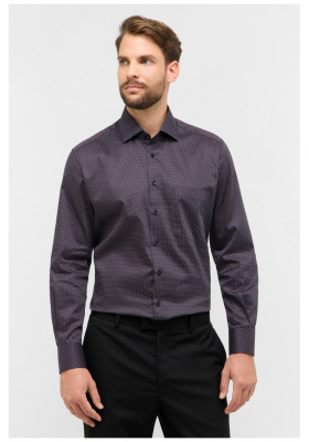 ETERNA Modern Fit 1054, Piros, Mintás Hosszú Ujjú Ing