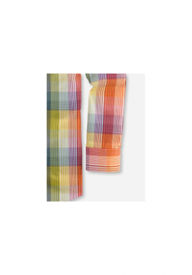 OLYMP Casual 4008, Piros Hosszú Ujjú Ing, Modern fit, Kent