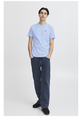 CASUAL FRIDAY Emmet 5499, Világoskék Rövid Ujjú Póló