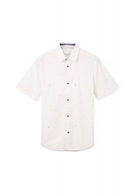 TOM TAILOR 6234, Fehér Rövid Ujjú Ing