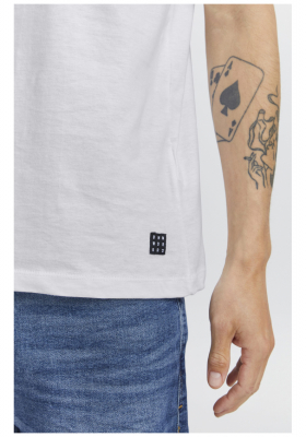 BLEND NASIR 1715, Fehér Rövid Ujjú Póló