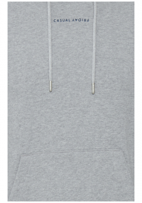 CASUAL FRIDAY Sinius 4055, Szürke Kapucnis Pulóver, NOOS