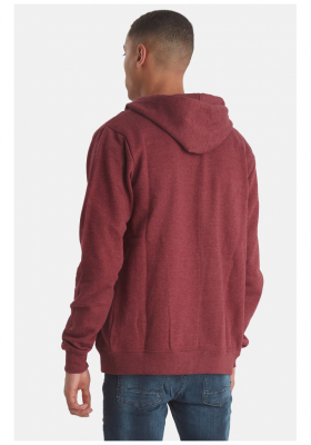 BLEND Noah 1628, Zippes-Kapucnis Pulóver, Piros