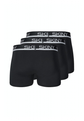 SKINY Cotton Multipack 6840, Fekete Boxeralsó Tripla Csomag