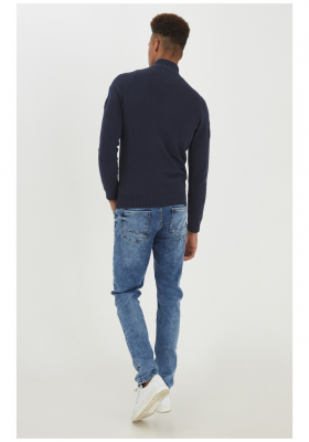 BLEND Novi 1646, Kék Kötött Kardigán