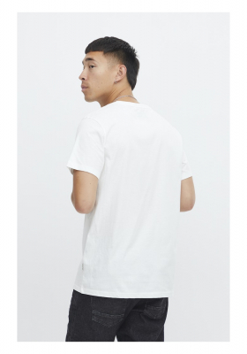 BLEND 6190 Fehér Rövid Ujjú Póló Gorilla