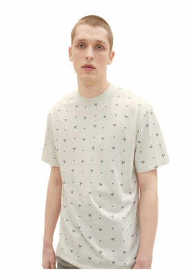 TOM TAILOR 6453, Fehér Rövid Ujjú Póló