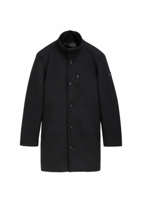 TOM TAILOR 3708, Antracit Szövetkabát 