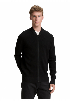 TOM TAILOR DENIM 7965, Fekete Kötött Kardigán