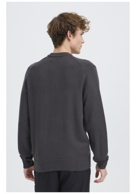 CASUAL FRIDAY Andro 6118, Szürke Kötött Pulóver