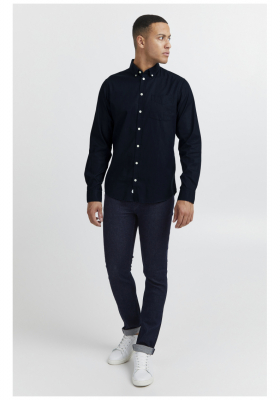 CASUAL FRIDAY Anton Lyocell 3780, Kék Hosszú Ujjú Ing