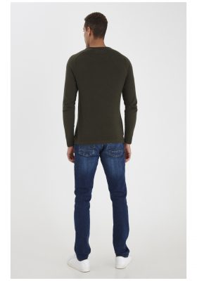 BLEND Norun 1160, Zöld Kötött Pulóver