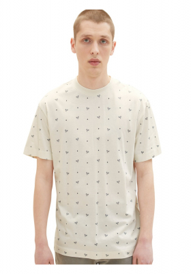 TOM TAILOR 6453, Fehér Rövid Ujjú Póló