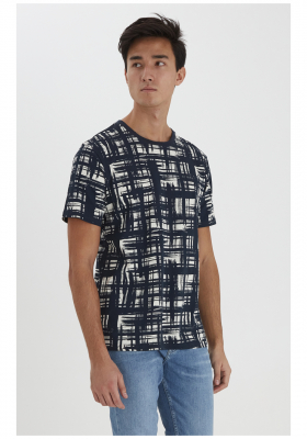 CASUAL FRIDAY Thor 3923, Kék Rövid Ujjú Póló