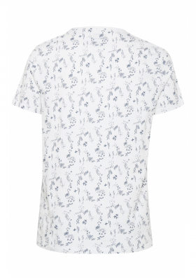 BLEND Zigzag Tee 7429, Fehér Rövid Ujjú Póló