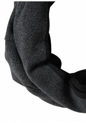 TOM TAILOR Melange Scarf 1789, Fekete Sál,