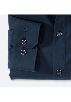 OLYMP No.Six 24/Seven 2540, Kék Hosszú Ing, Super slim, Urban Kent