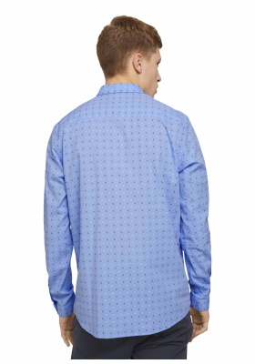 TOM TAILOR DENIM Pocket 6646, Világoskék Hosszú Ujjú Ing