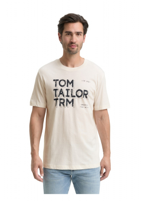 TOM TAILOR 7795, Törtfehér Rövid Ujjú Póló