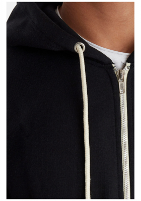 BLEND Noah 1628, Zippes-Kapucnis Pulóver, Fekete