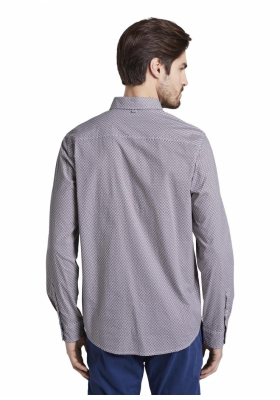 TOM TAILOR Ray 7785, Piros Hosszú Ujjú Ing