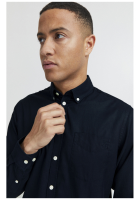 CASUAL FRIDAY Anton Lyocell 3780, Kék Hosszú Ujjú Ing