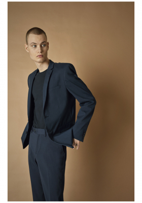 CASUAL FRIDAY Pihl 1726, Sötétkék Öltöny Nadrág, NOOS