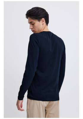 CASUAL FRIDAY Theo 3726, Kék Hosszú Ujjú Póló, NOOS