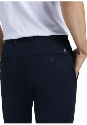 TOM TAILOR DENIM Chinos w. Zips 3663, Kék Chinonadrág