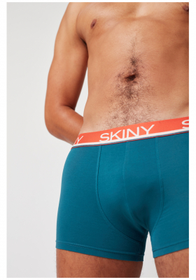SKINY Cotton Multipack 6840, Multikolor Koral Boxerernadrág Tripla Csomag