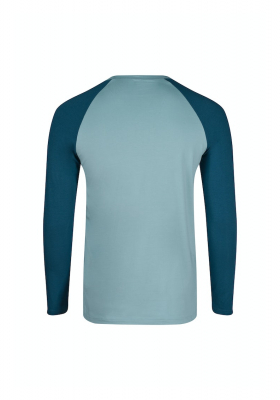 SKINY Mix & Match 0509, Világoskék Hosszú Ujjú Pizsama, Póló