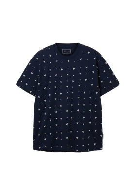 TOM TAILOR 6453, Sötétkék Rövid Ujjú Póló