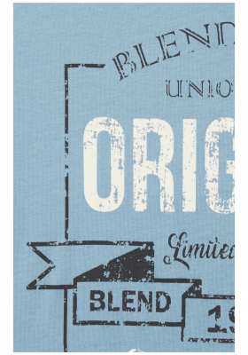 BLEND Basic 8054, Kék Rövid Ujjú Póló