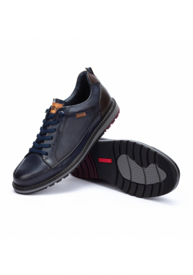 PIKOLINOS Berna M8J-6303C1, Kék Borjúbőr Félcipő