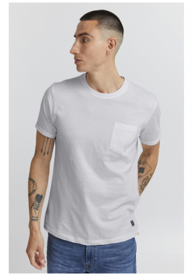 BLEND NASIR 1715, Fehér Rövid Ujjú Póló