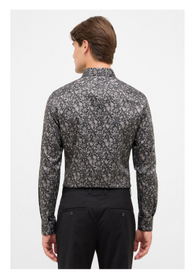 ETERNA Slim Fit 1070, Szürke Mintás Hosszú Ujjú Ing