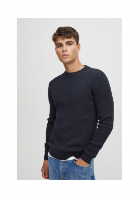 CASUAL FRIDAY Karlo 4787, Fekete Kötött Pulóver