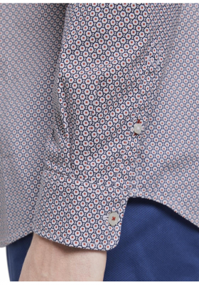 TOM TAILOR Ray 7785, Piros Hosszú Ujjú Ing