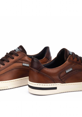 PIKOLINOS Xativa M1K-6307C1, Barna Borjúbőr Félcipő