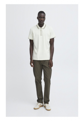 BLEND 6474, Törtfehér Rövid Ujjú Ingpóló