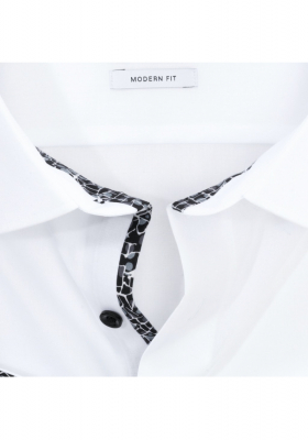 OLYMP Tendenz 8620, Fehér Hosszú Ujjú Ing, Modern fit, New Kent