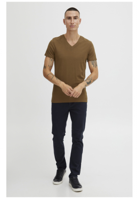 CASUAL FRIDAY Lincoln 3062, Barna Rövid Ujjú Póló, NOOS