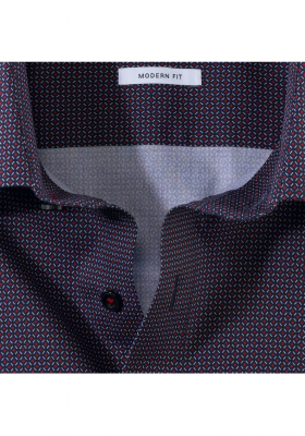 OLYMP Tendenz 8608, Piros Hosszú Ujjú Ing, Modern fit, New Kent