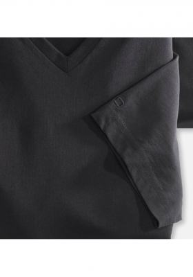 OLYMP T-Shirt 0701, Fekete Rövid Ujjú Póló, Dupla Csomag