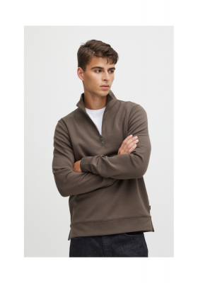 CASUAL FRIDAY Sebastian 4816, Barna Cipzáros Pulóver, NOOS