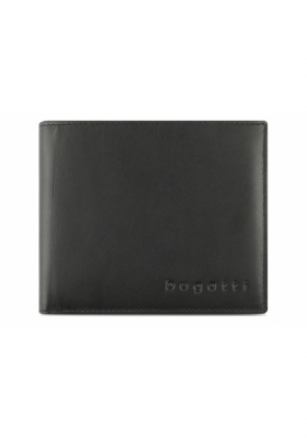 BUGATTI Super Slim 0201, Fekete Bőr Pénztrárca