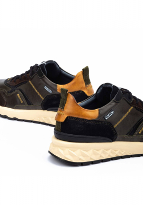 PIKOLINOS Aranda M8R-6374C1, Barnászöld Borjúbőr Félcipő