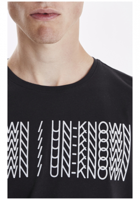 CASUAL FRIDAY Well Known 2916, Fekete Rövid Ujjú Póló