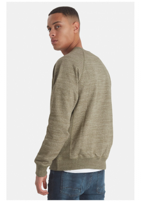 BLEND Alton 6979, Zöld Környakú Pulóver,